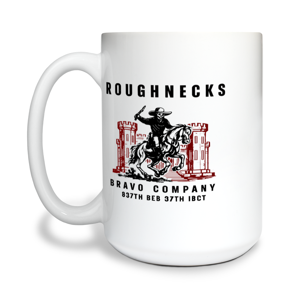 Bravo Company 837th BEB 37th IBCT 15 oz White Ceramic Mug - EMEkaq