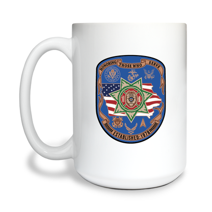 Mackenzie Highlanders Fundraising Collection 15 oz White Ceramic Mug - MYAYEJ