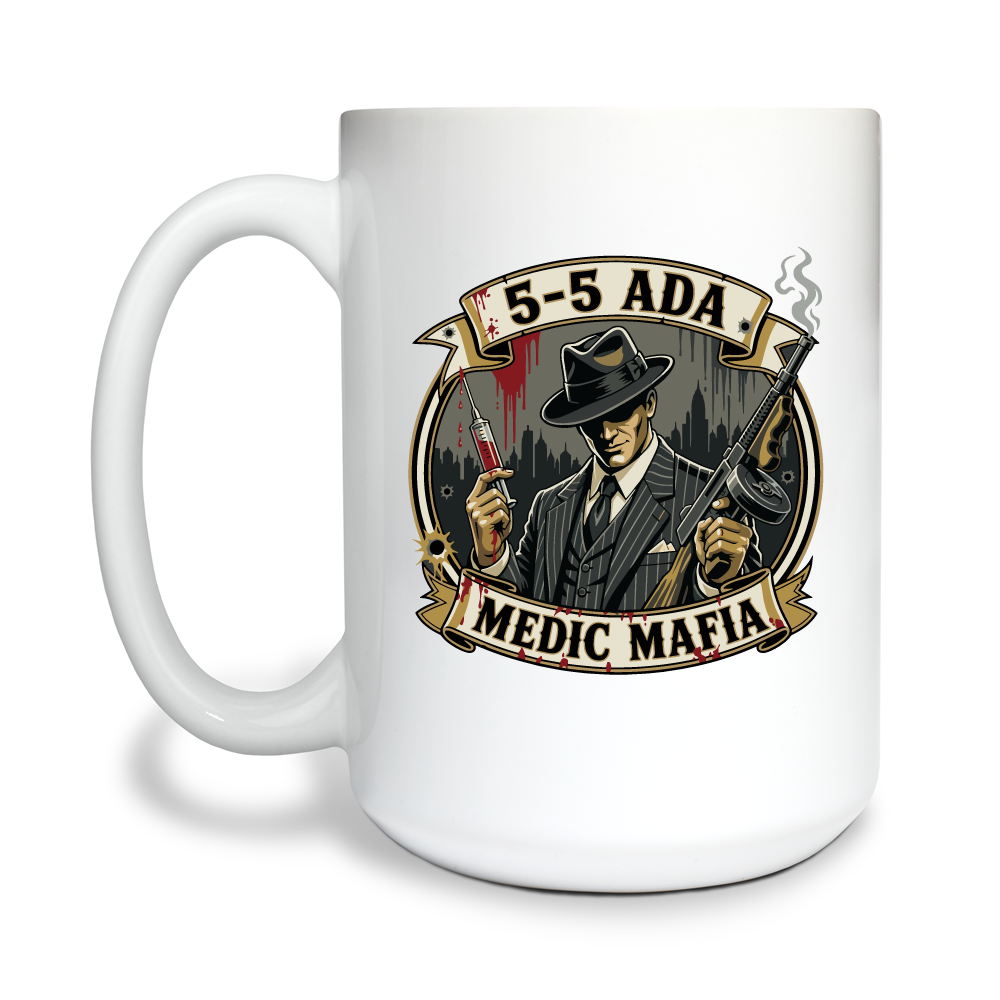 5-5 ADA MEDICS 15 oz White Ceramic Mug - dGCn97