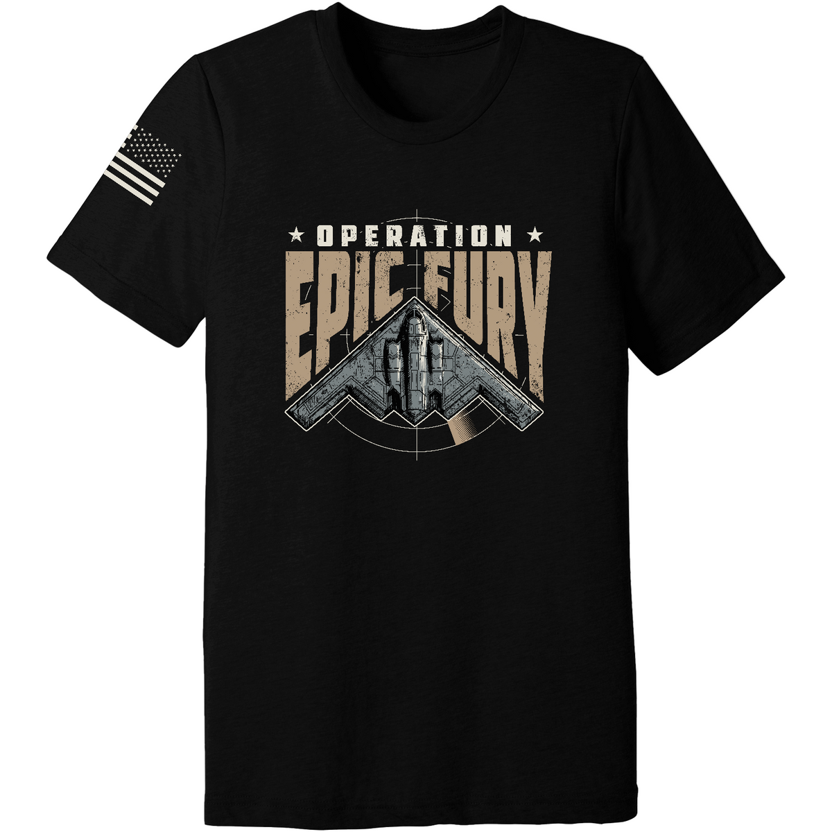 Operation Epic Fury Comfort Unisex Triblend SS Tee - Stealth