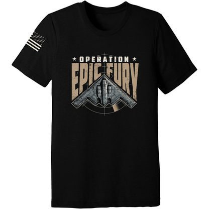 Operation Epic Fury Comfort Unisex Triblend SS Tee - Stealth