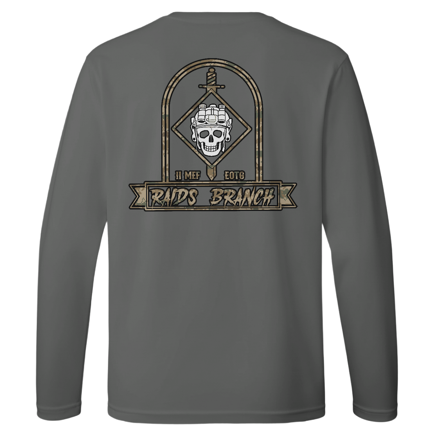 II MEF EOTG, Amphibious Raids Branch Hi-Tech LS Performance Tee - 9T3JPV