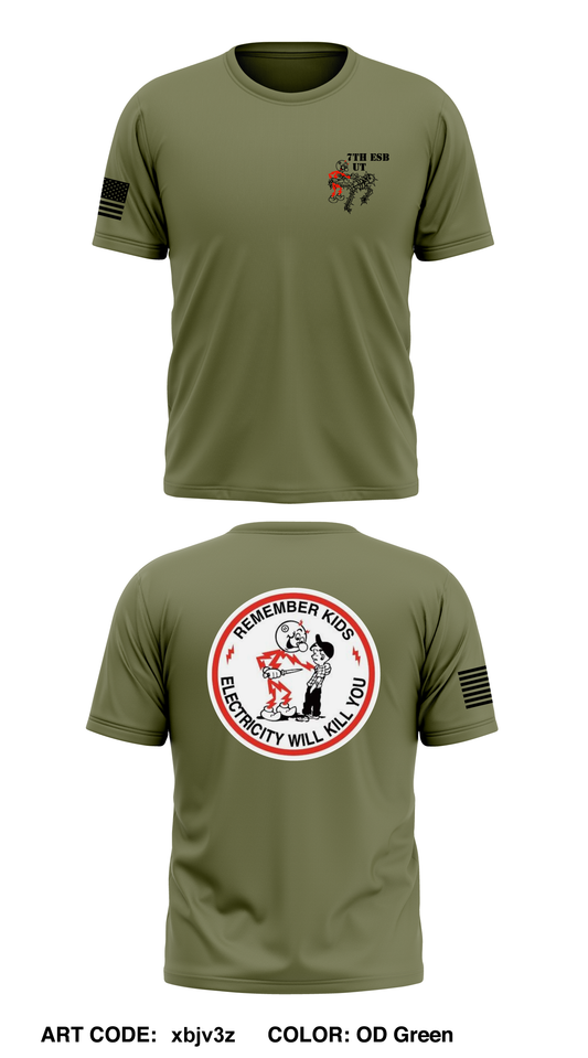 7th ESB UT Core Men's SS Performance Tee - xbjv3z