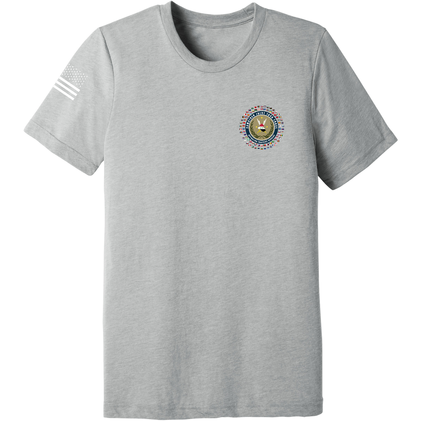 Combined Joint Task Force-Operation Inherent Resolve Store 1 Comfort Unisex Triblend SS Tee - Yspad7