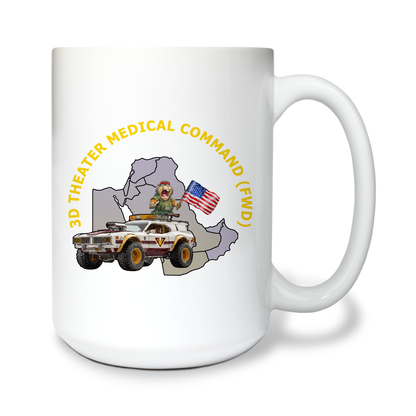3D Theater Medical Command (FWD) 15 oz White Ceramic Mug - DukXKz
