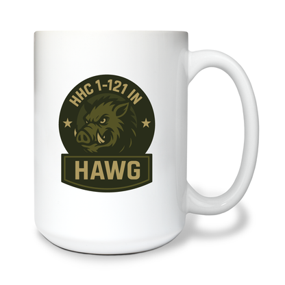 HHC/1-121 IN 15 oz White Ceramic Mug - 9VsDku