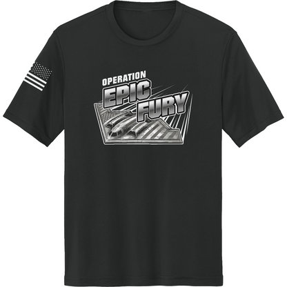 CUSTOM Operation Epic Fury Hi-Tech SS Performance Tee - Supersonic
