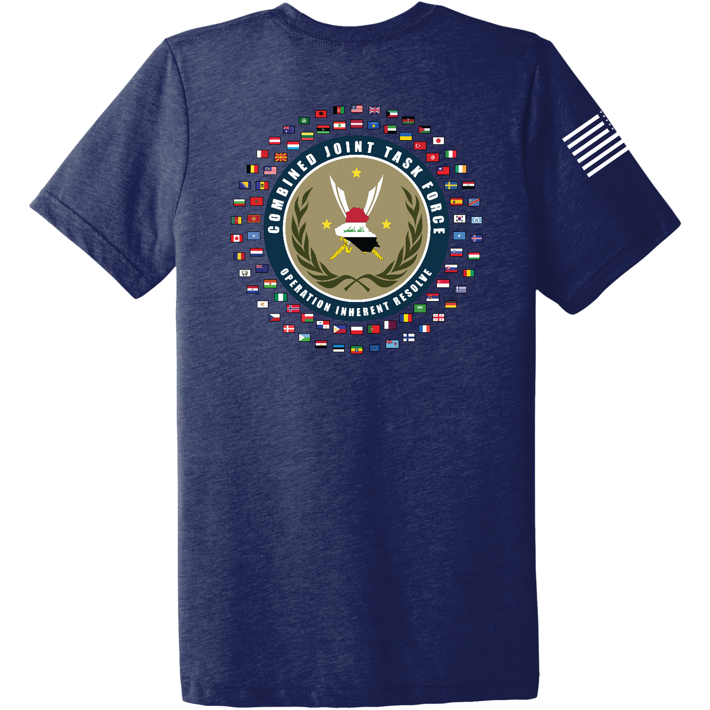 Combined Joint Task Force-Operation Inherent Resolve Store 1 Comfort Unisex Triblend SS Tee - Yspad7