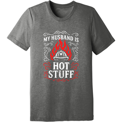 Emblem Comfort Unisex Triblend SS Tee - Husband Hot Stuff