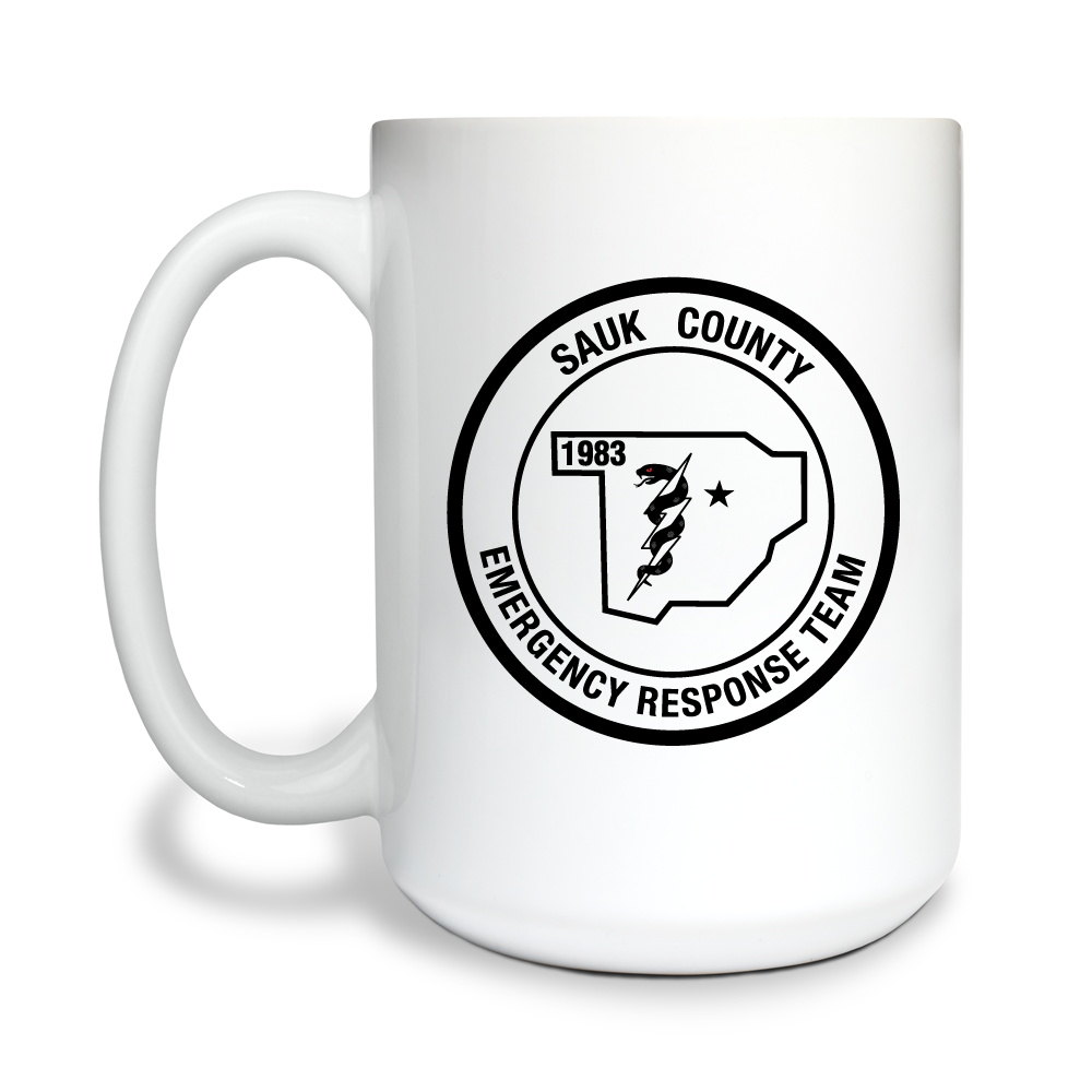 Sauk County Emergency Response Team 15 oz White Ceramic Mug - tXRknb