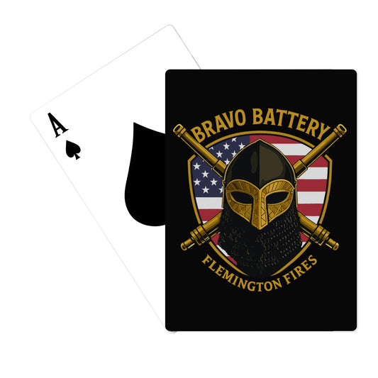 Bravo Battery 3-112 FA Fundraising Collection Playing Cards - 6y2ZMk