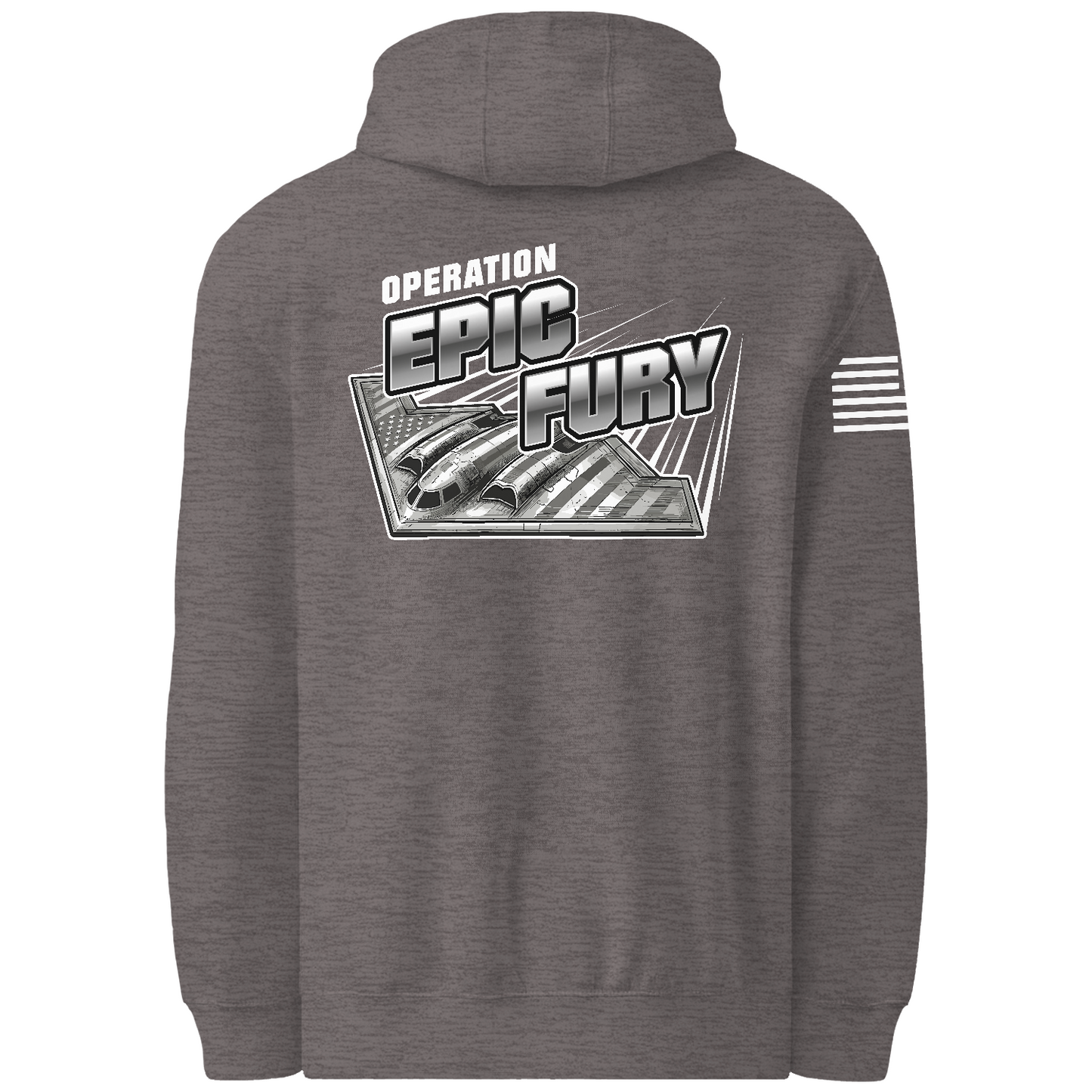 Operation Epic Fury Comfort Unisex Hooded Sweatshirt - Supersonic