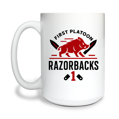 1st PLT, B CO 15 oz White Ceramic Mug - psYXdQ