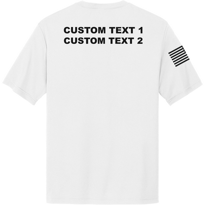 CUSTOM Operation Epic Fury Hi-Tech SS Performance Tee - Eagle Flag