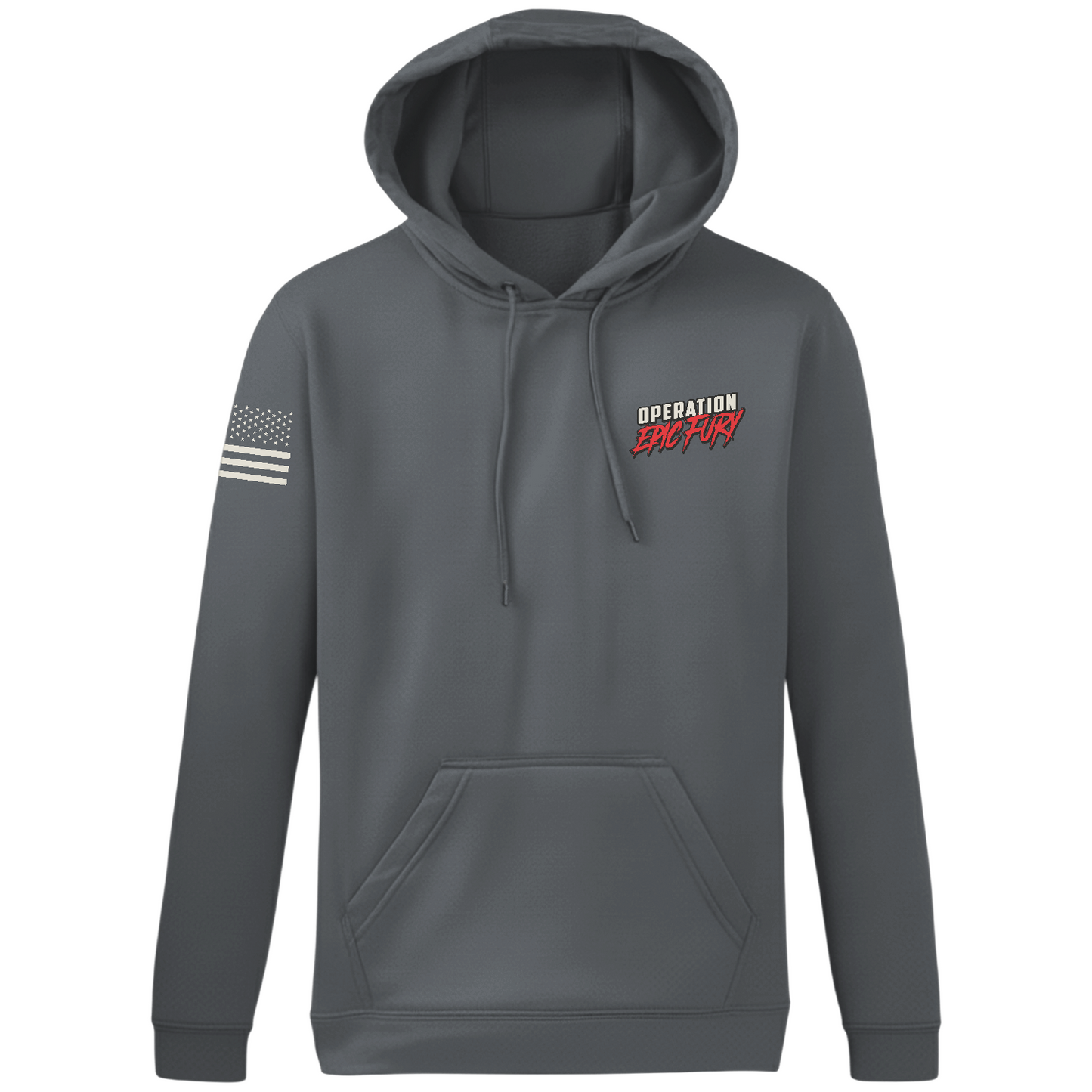 Operation Epic Fury Hi-Tech Performance Hoodie - Flag