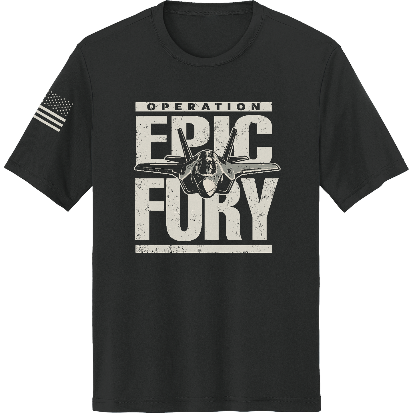 CUSTOM Operation Epic Fury Hi-Tech SS Performance Tee - Plane