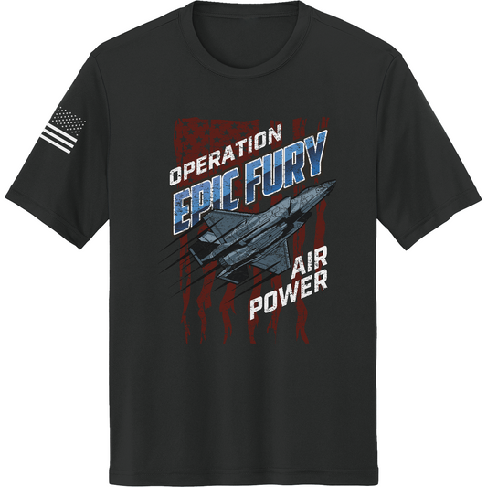 CUSTOM Operation Epic Fury Hi-Tech SS Performance Tee - Stealth