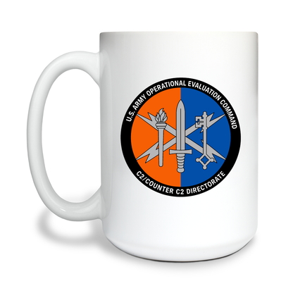 C2CC2 Directorate 15 oz White Ceramic Mug - 1NHA9P
