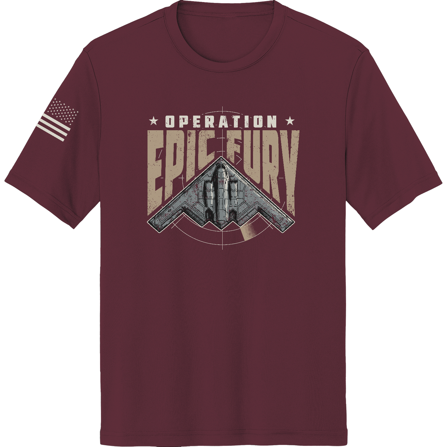 CUSTOM Operation Epic Fury Hi-Tech SS Performance Tee - Stealth