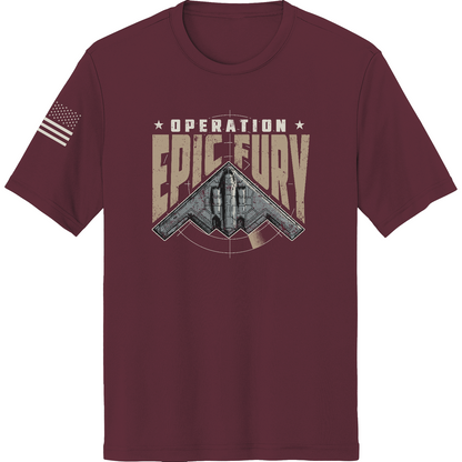 CUSTOM Operation Epic Fury Hi-Tech SS Performance Tee - Stealth