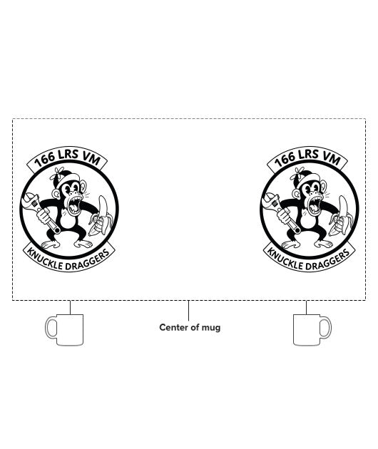 166th Vehicle Maintenance Flight 15 oz White Ceramic Mug - bYwXH5