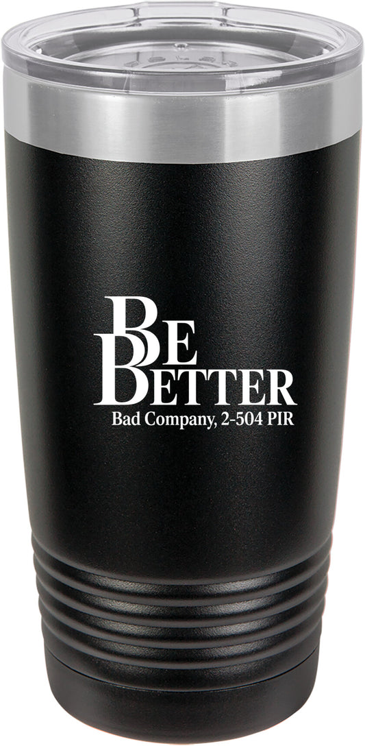Bad Company, 2-504 PIR 20 oz. Double-Wall Stainless Steel Tumbler - M5Tdkk