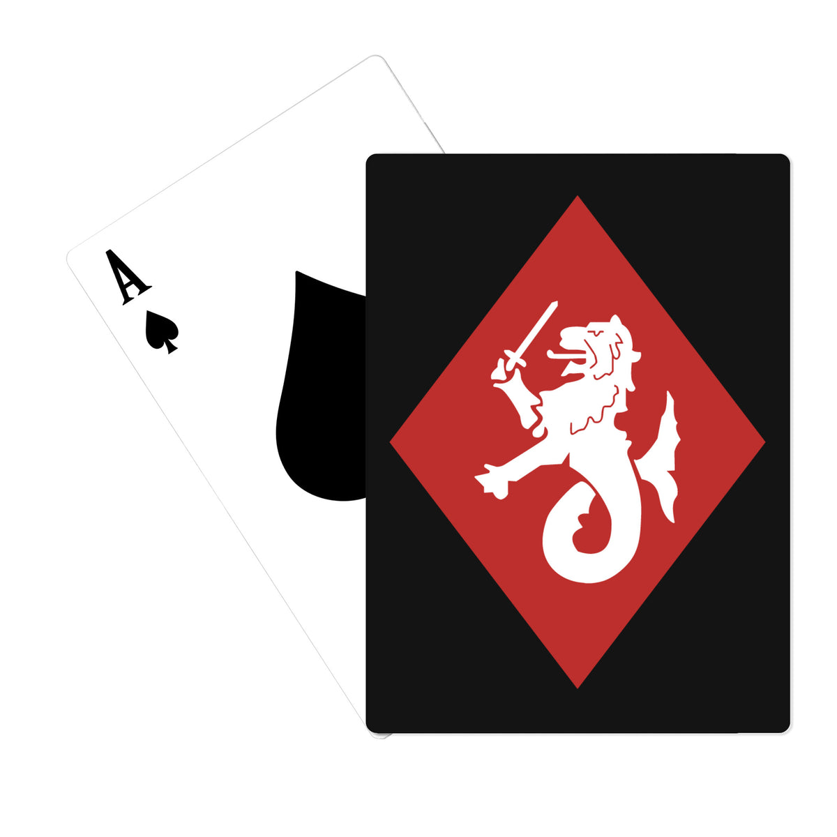 HHB, 4-60th ADAR Playing Cards - Jbhryq