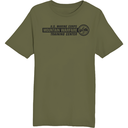 Marine Corps Mountain Warfare Training Center Comfort Unisex Cotton SS Tee - iYMNd0