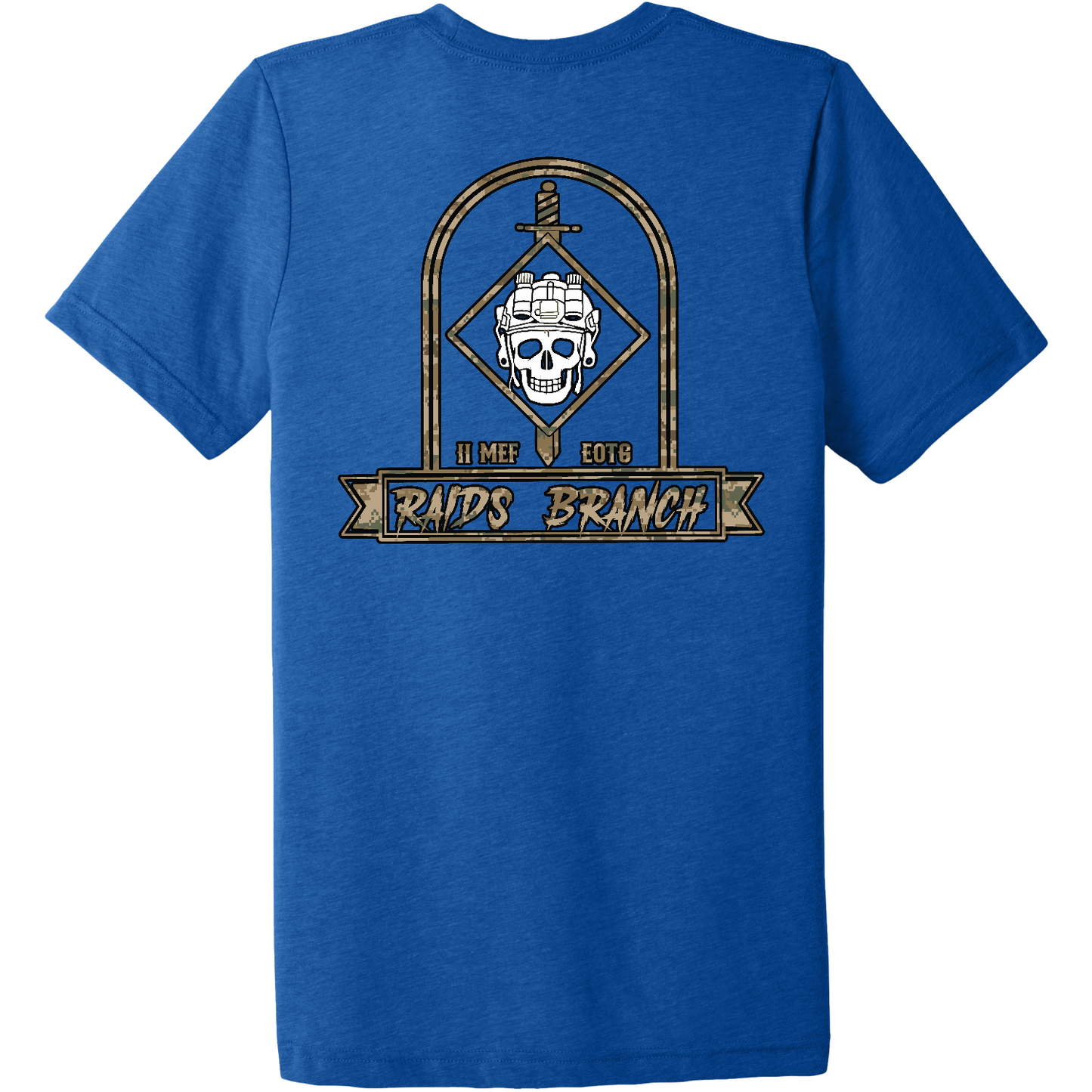II MEF EOTG, Amphibious Raids Branch Comfort Unisex Triblend SS Tee - 9T3JPV