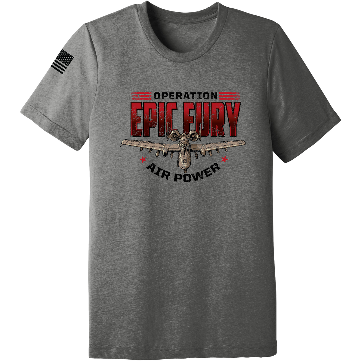 CUSTOM Operation Epic Fury Comfort Unisex Triblend SS Tee - Thunder
