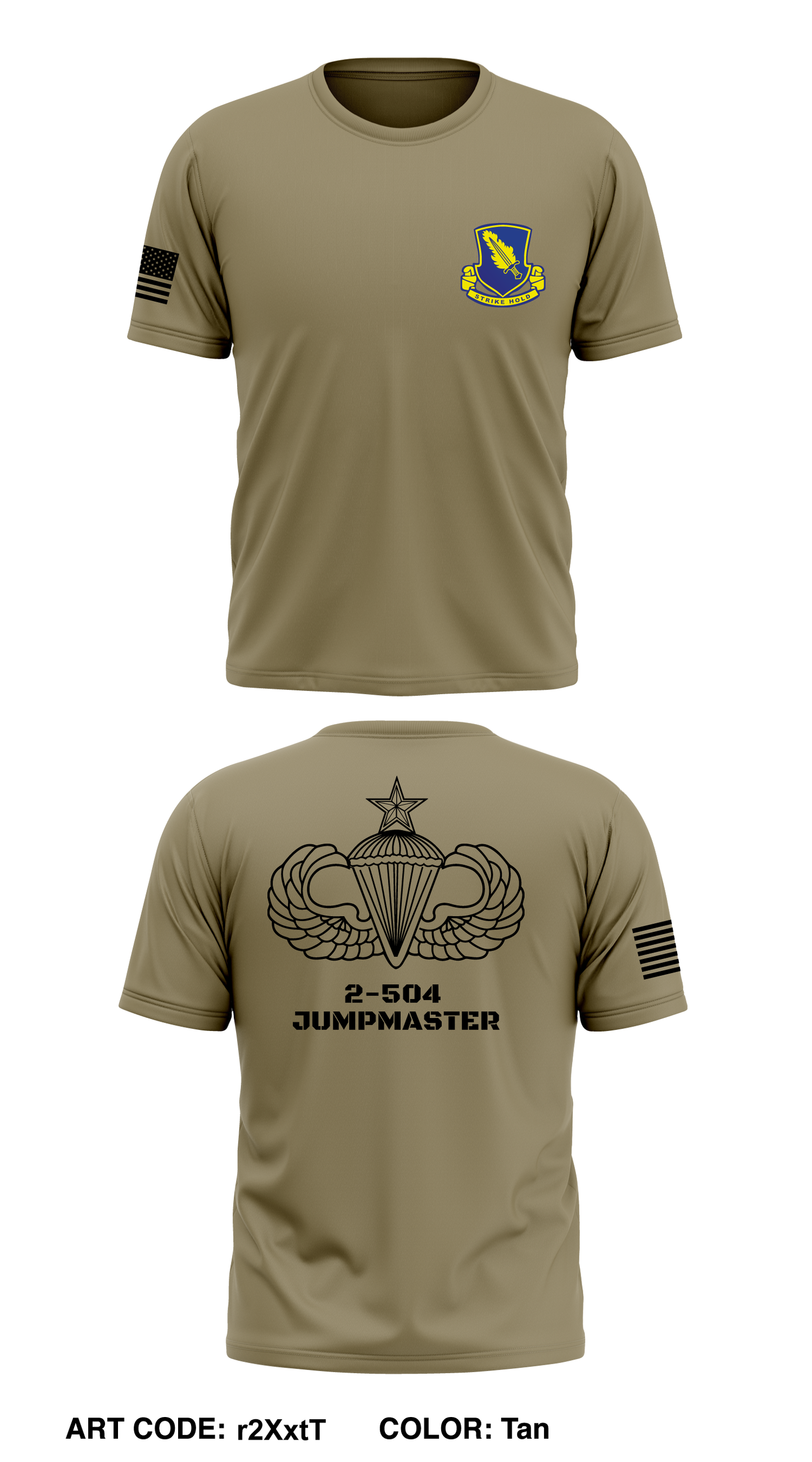 A Co, 2-504 PIR Core Men's SS Performance Tee