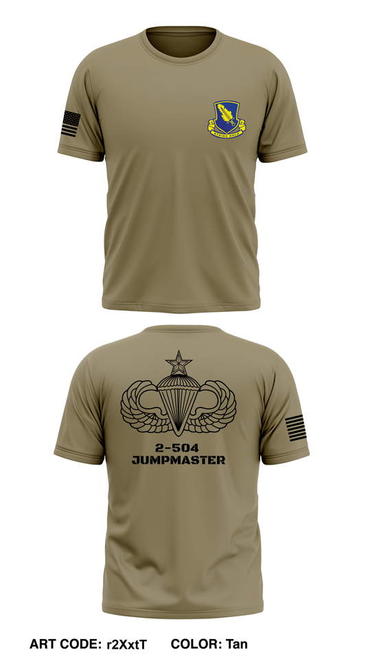 A Co, 2-504 PIR Core Men's SS Performance Tee