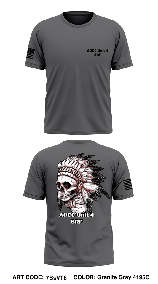 AOCC Unit 4 SRF Core Men's SS Performance Tee - 7BsVT6