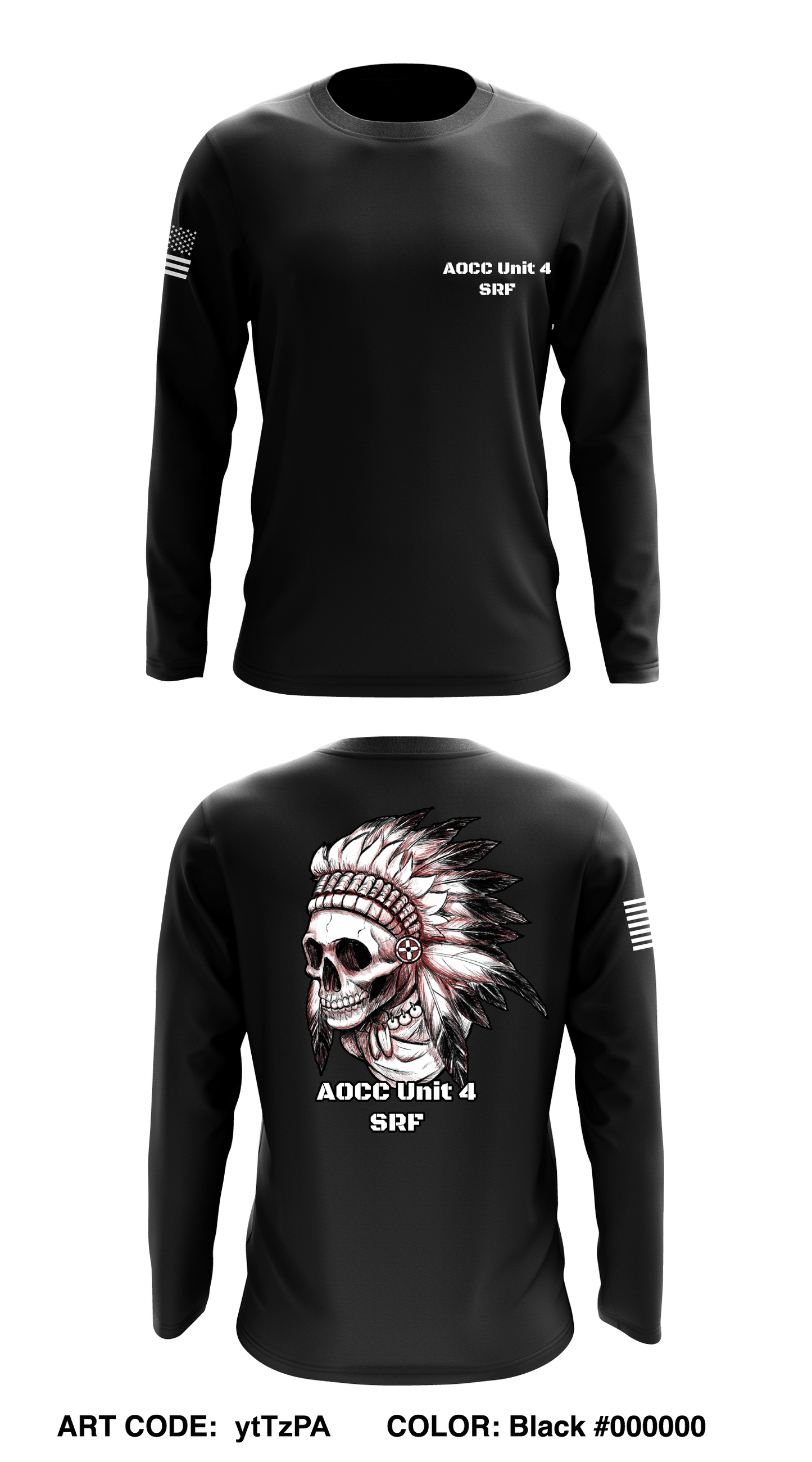 AOCC Unit 4 SRF Core Men's LS Performance Tee - ytTzPA