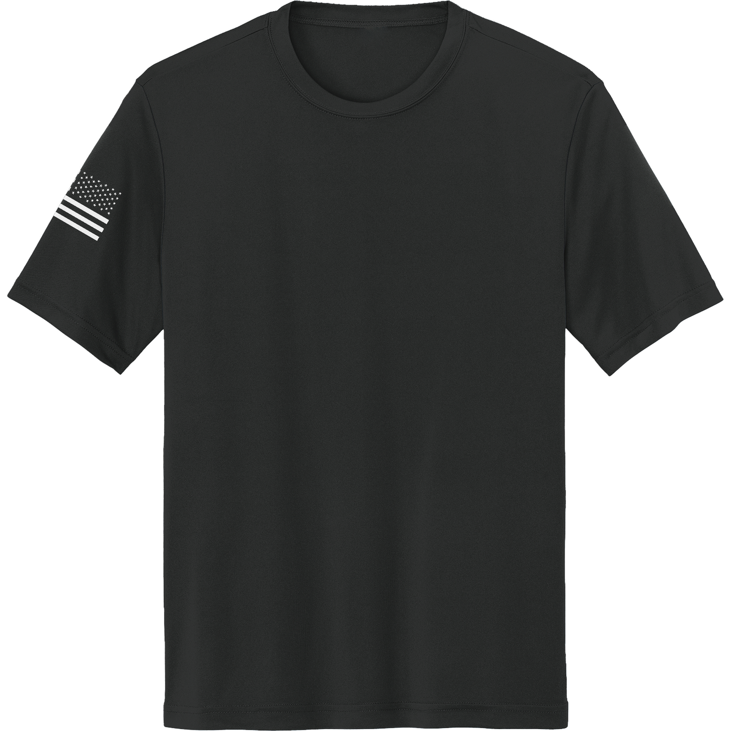 Emblem Basics Hi-Tech SS Performance Tee - White Flag