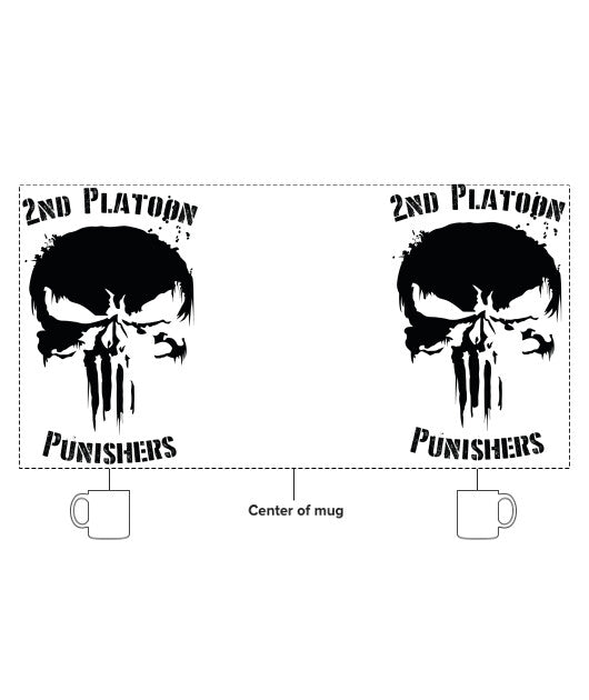 2nd Platoon Punishers Ceramic Mug - g87oby