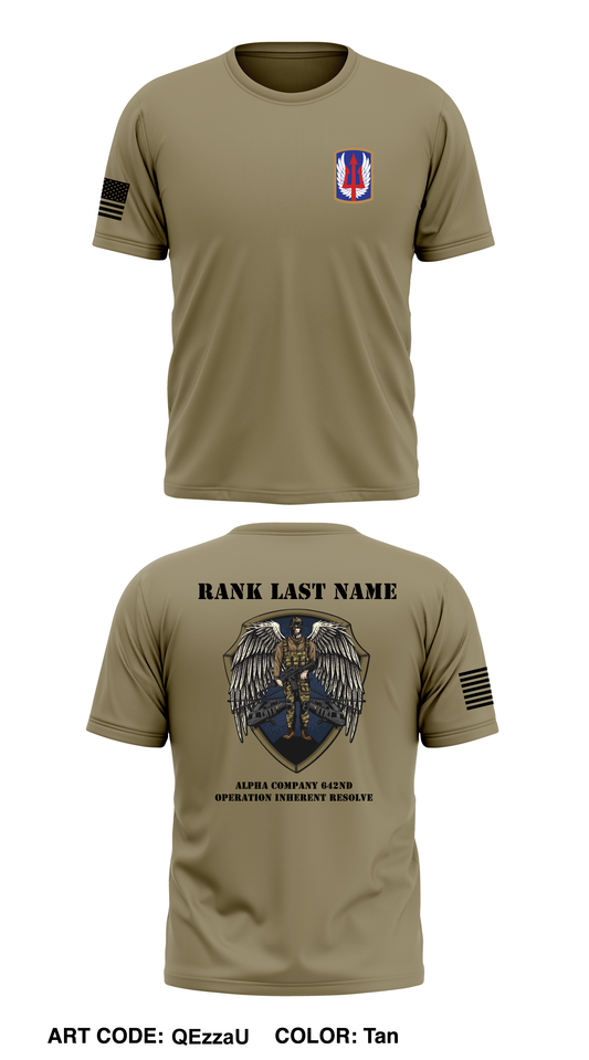 CUSTOM A Co 642D ASB Core Men's SS Performance Tee - QEzzaU