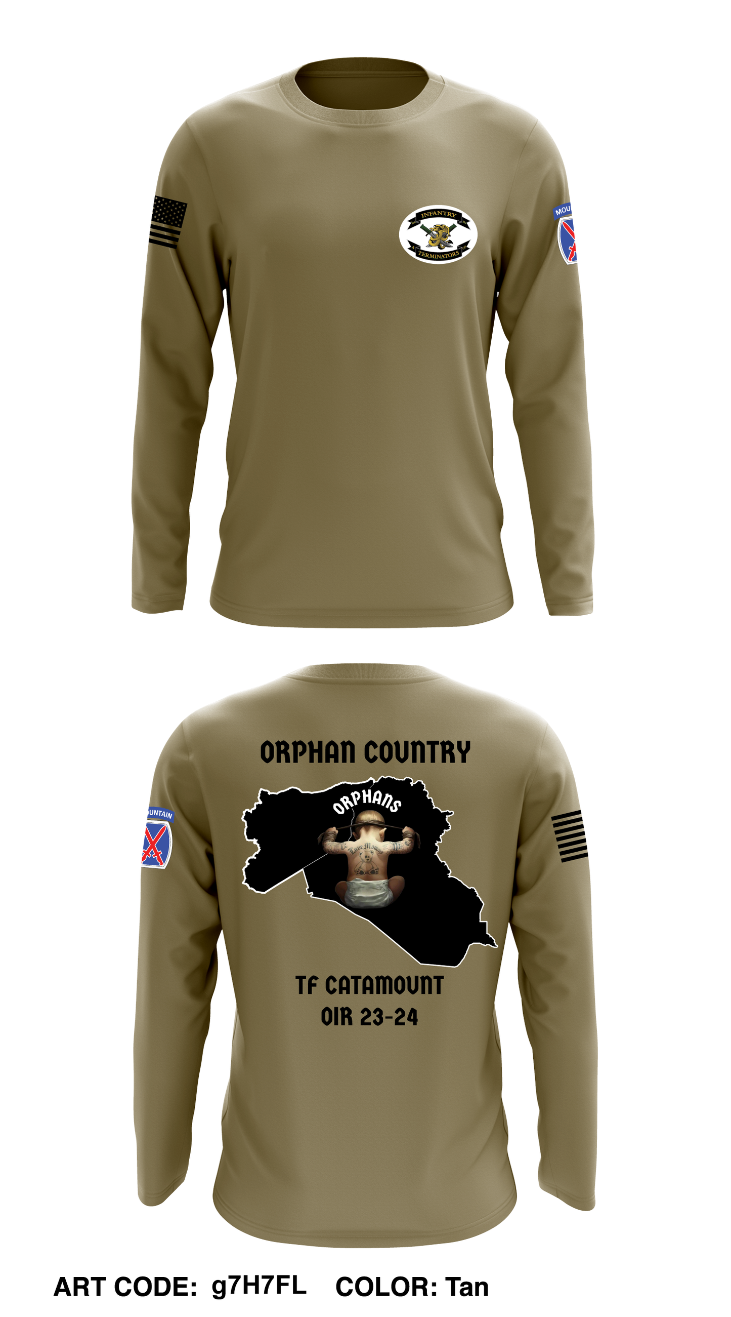 A Co 2-14 3rd Platoon Core Men's LS Performance Tee - g7H7FL