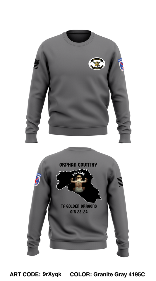 A co 2-14 3rd platoon Core Men's Crewneck Performance Sweatshirt - 9rXyqk