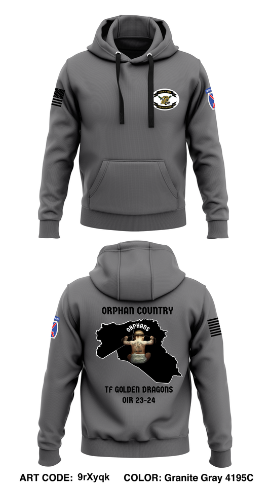 A co 2-14 3rd platoon  Core Men's Hooded Performance Sweatshirt - 9rXyqk