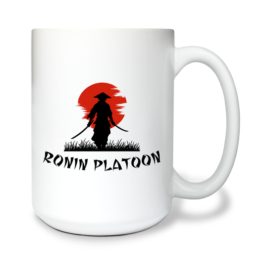 Ronin Platoon 15 oz White Ceramic Mug - sZAs9n