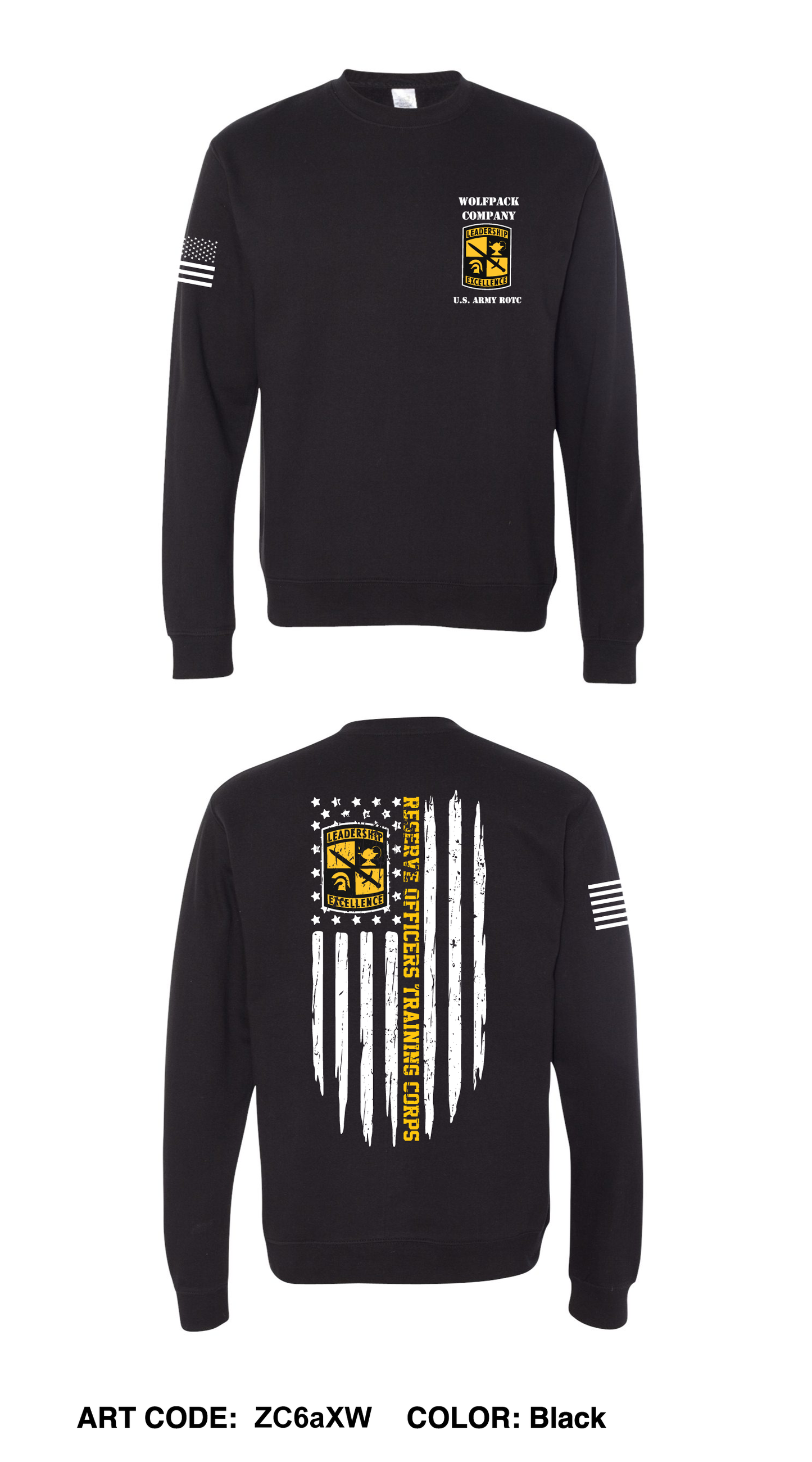 Arecibo Wolfpack ROTC, University of Puerto Rico Comfort Unisex Crewneck Sweatshirt - ZC6aXW