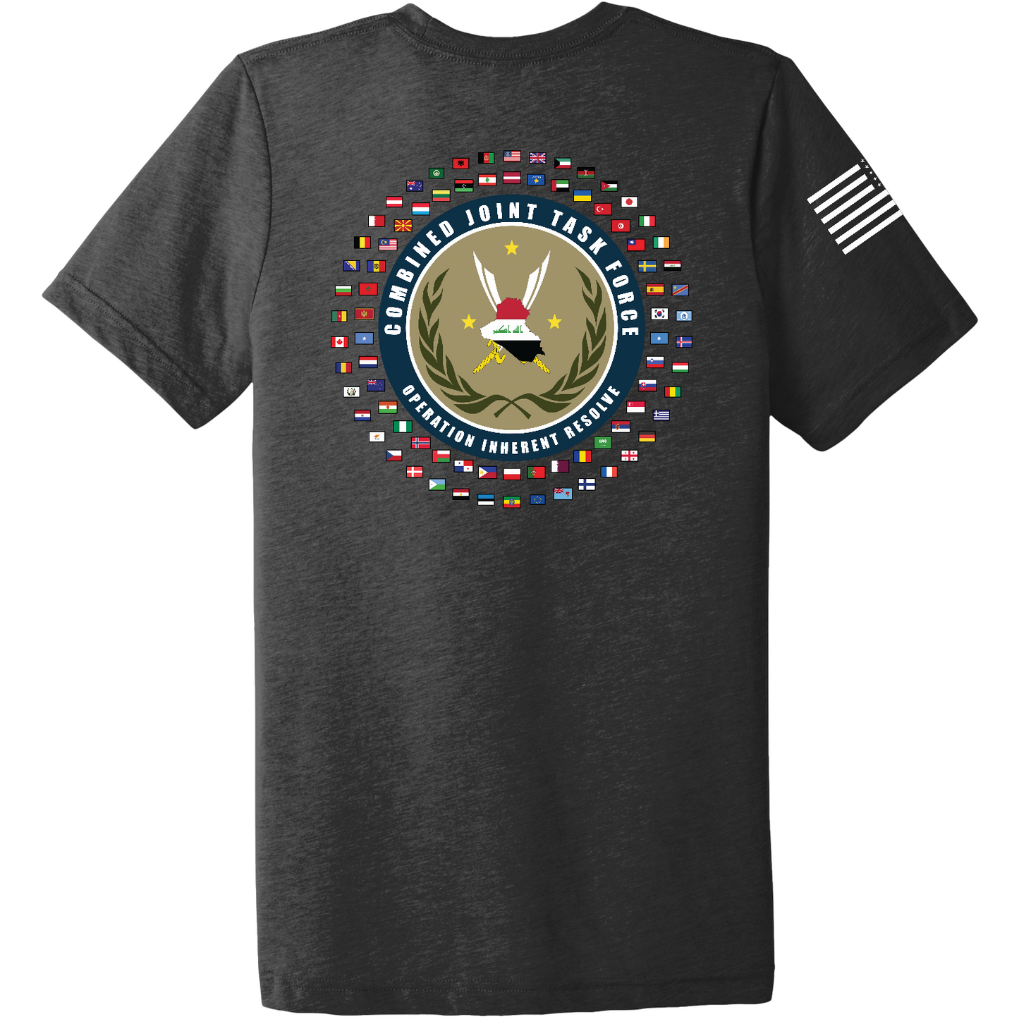 Combined Joint Task Force-Operation Inherent Resolve Store 1 Comfort Unisex Triblend SS Tee - Yspad7