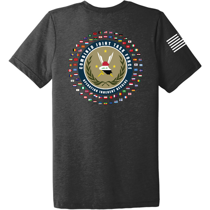 Combined Joint Task Force-Operation Inherent Resolve Store 1 Comfort Unisex Triblend SS Tee - Yspad7