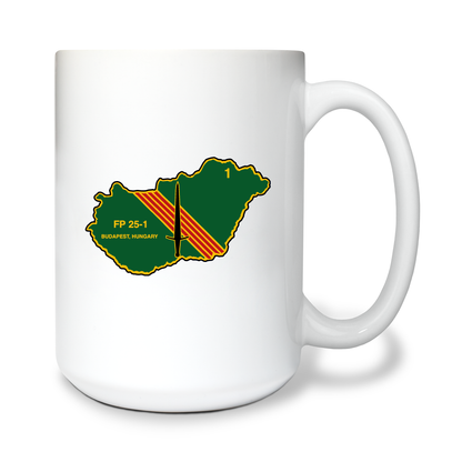 1st BN, 4th SFAB 15 oz White Ceramic Mug - M7CXnt