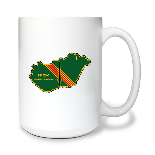 1st BN, 4th SFAB 15 oz White Ceramic Mug - M7CXnt
