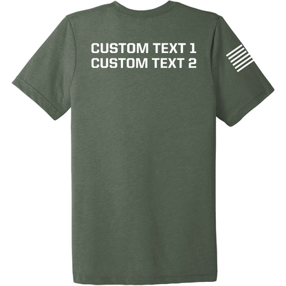 CUSTOM Operation Epic Fury Comfort Unisex Triblend SS Tee - Blueprint