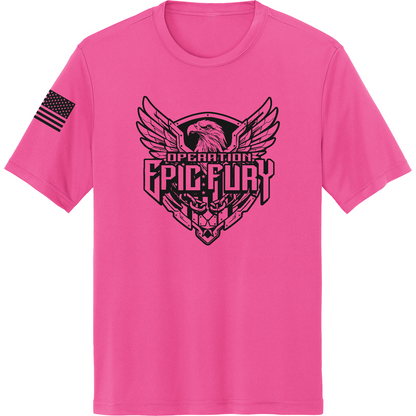 CUSTOM Operation Epic Fury Hi-Tech SS Performance Tee - Eagle