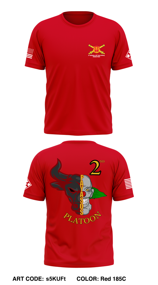 B Btry, 3 BN, 29 FAR, 3ABCT Core Men's SS Performance Tee - s5KUFt
