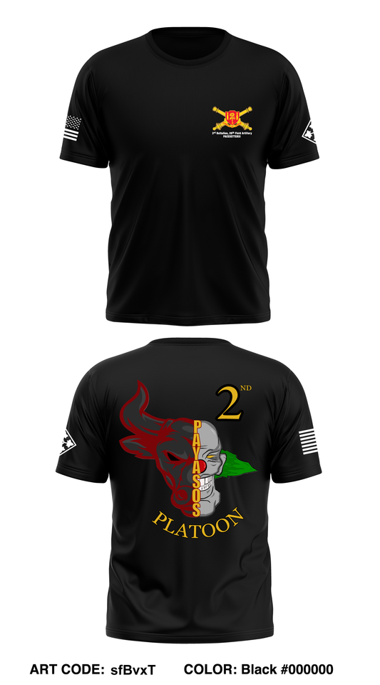 B Btry, 3 BN, 29 FAR, 3ABCT Core Men's SS Performance Tee - sfBvxT